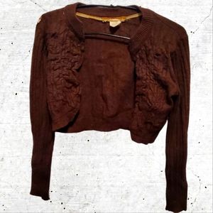 Refuge Bolero Crop Sweater